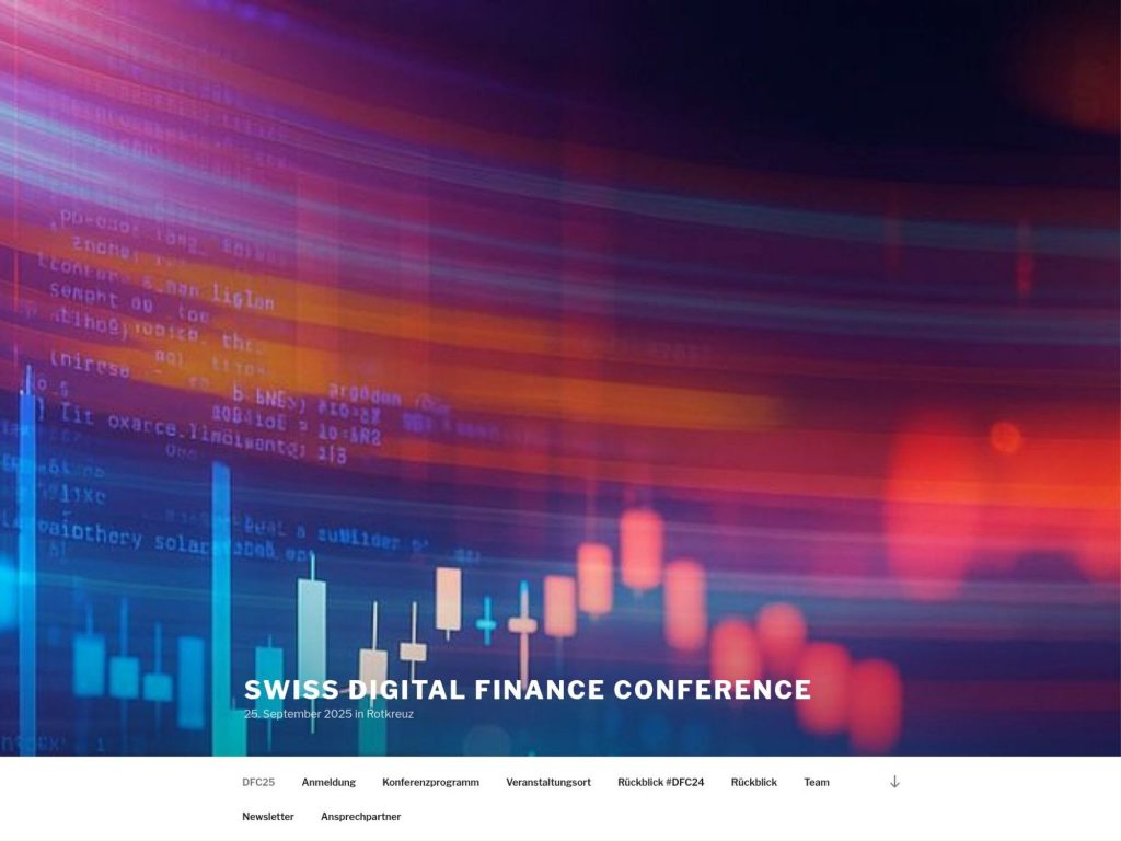 Swiss Digital Finance Conference (SDFC 2025) - Event screenshot