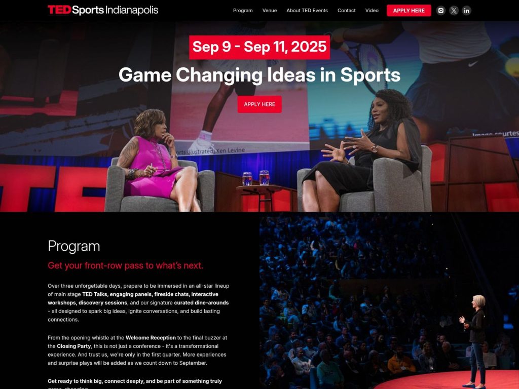 TEDSportsIndianapolis - Event screenshot