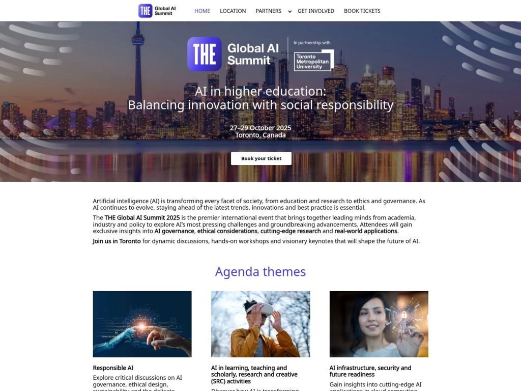 THE Global AI Summit 2025 image