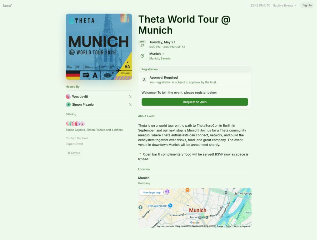 Theta World Tour @ Munich - Event screenshot