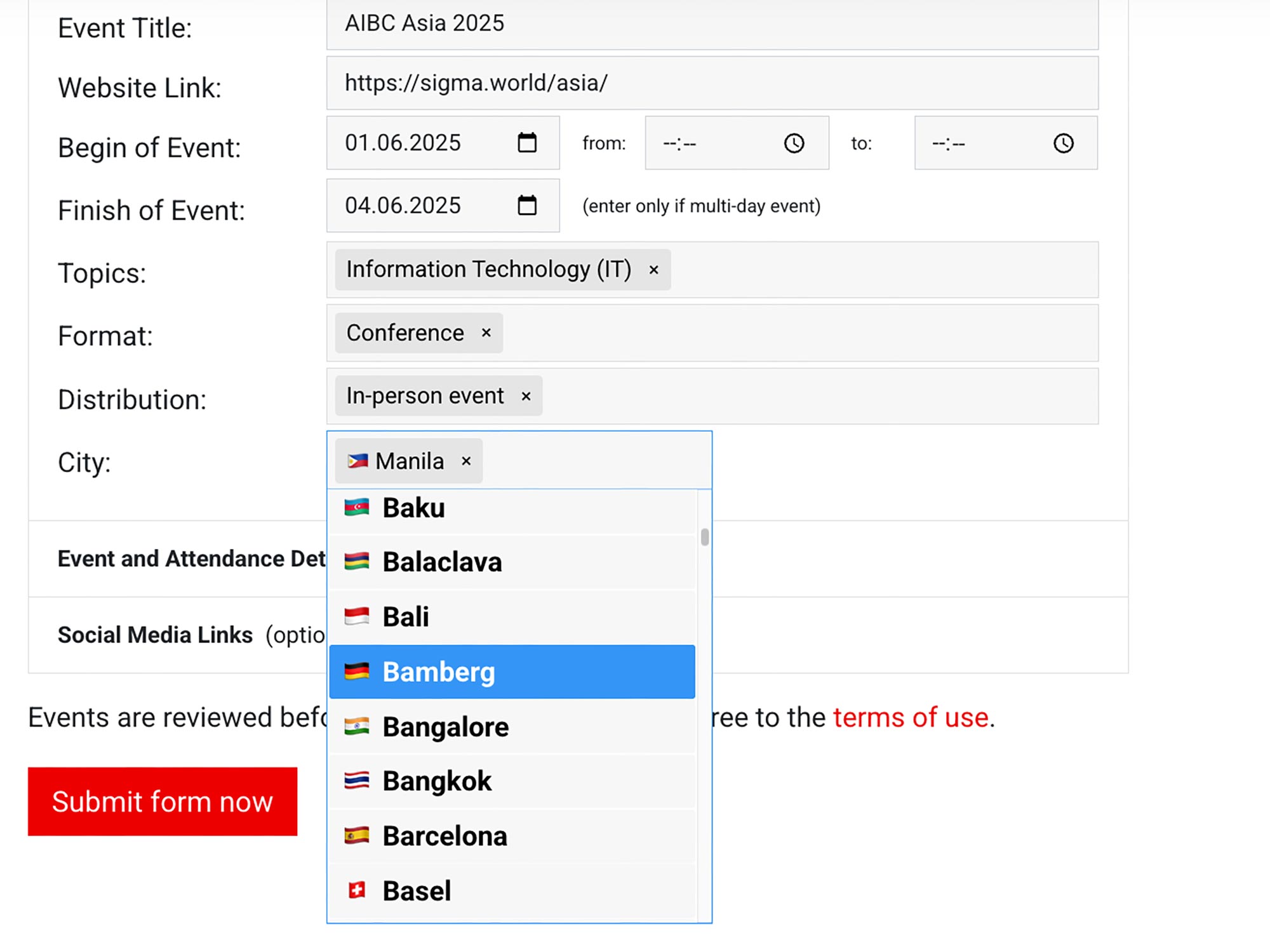Smart locations introduced by YARD - cities, states, countries, and regions are now database powered