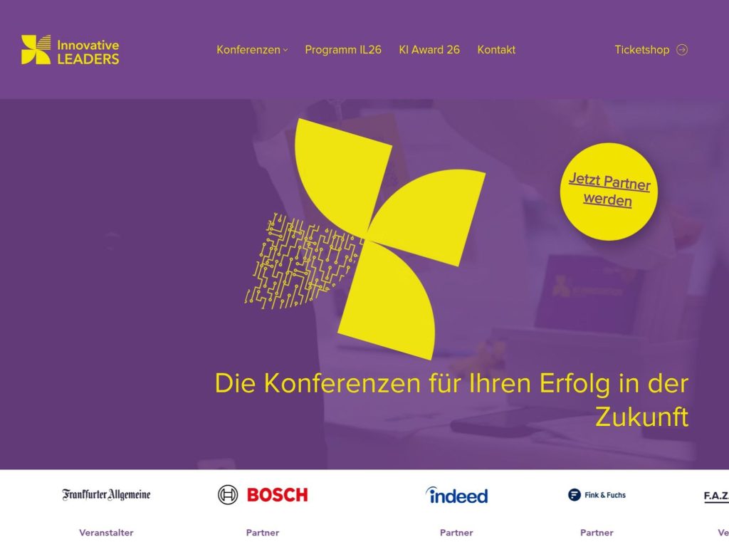 4. Innovative Leaders Konferenz website