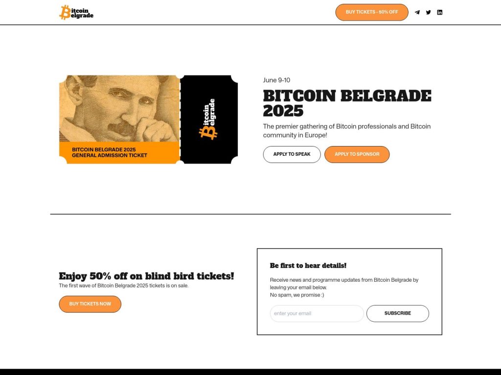Bitcoin Belgrade 2025 image