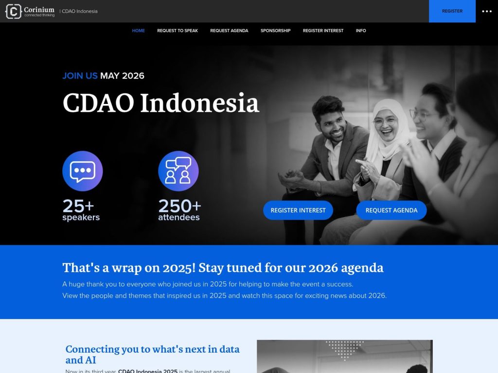CDAO Indonesia 2026 website