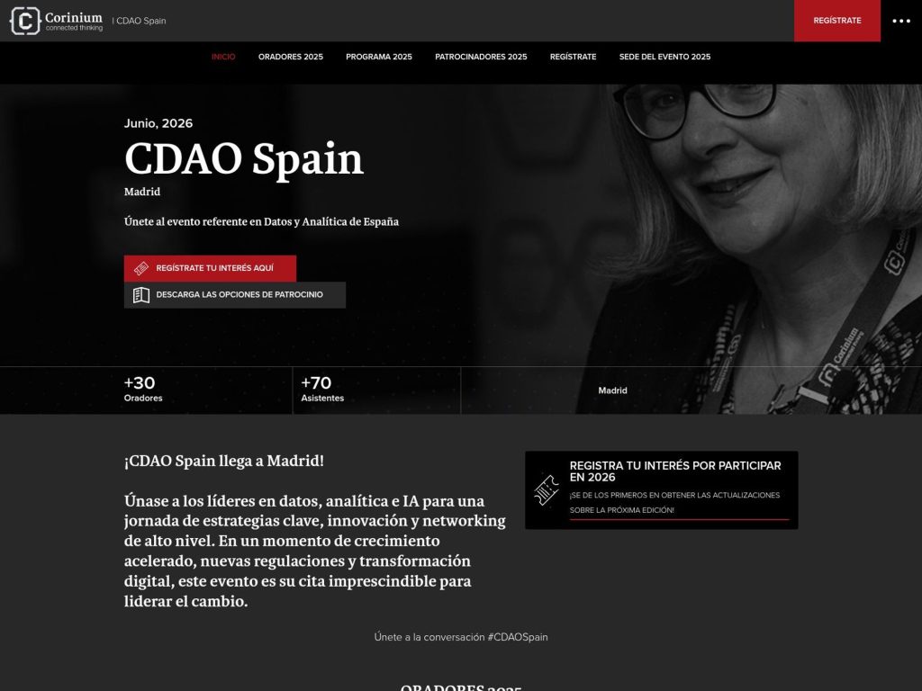 CDAO Spain 2026 website