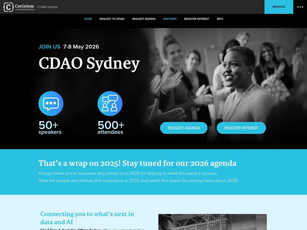 CDAO Sydney 2026 website