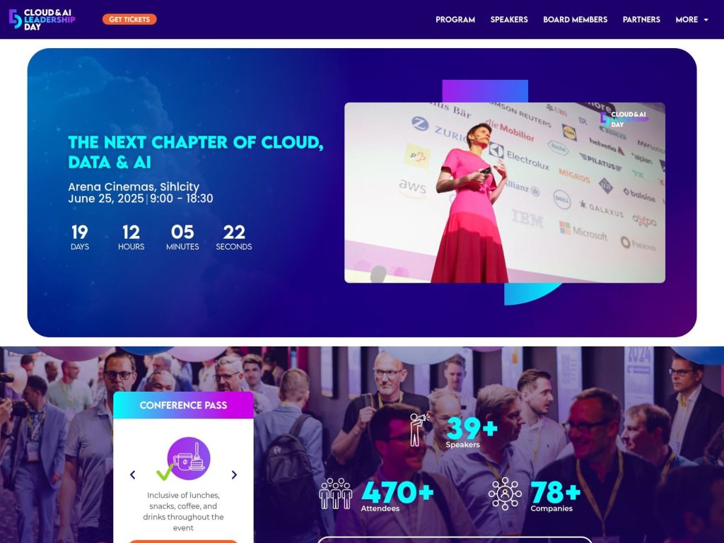 Cloud & AI Leadership Day - Event screenshot