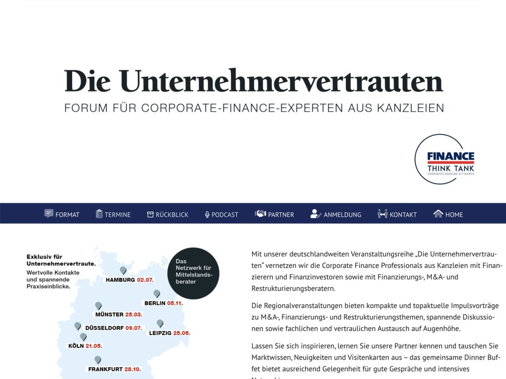 Die Unternehmervertrauten - Event screenshot