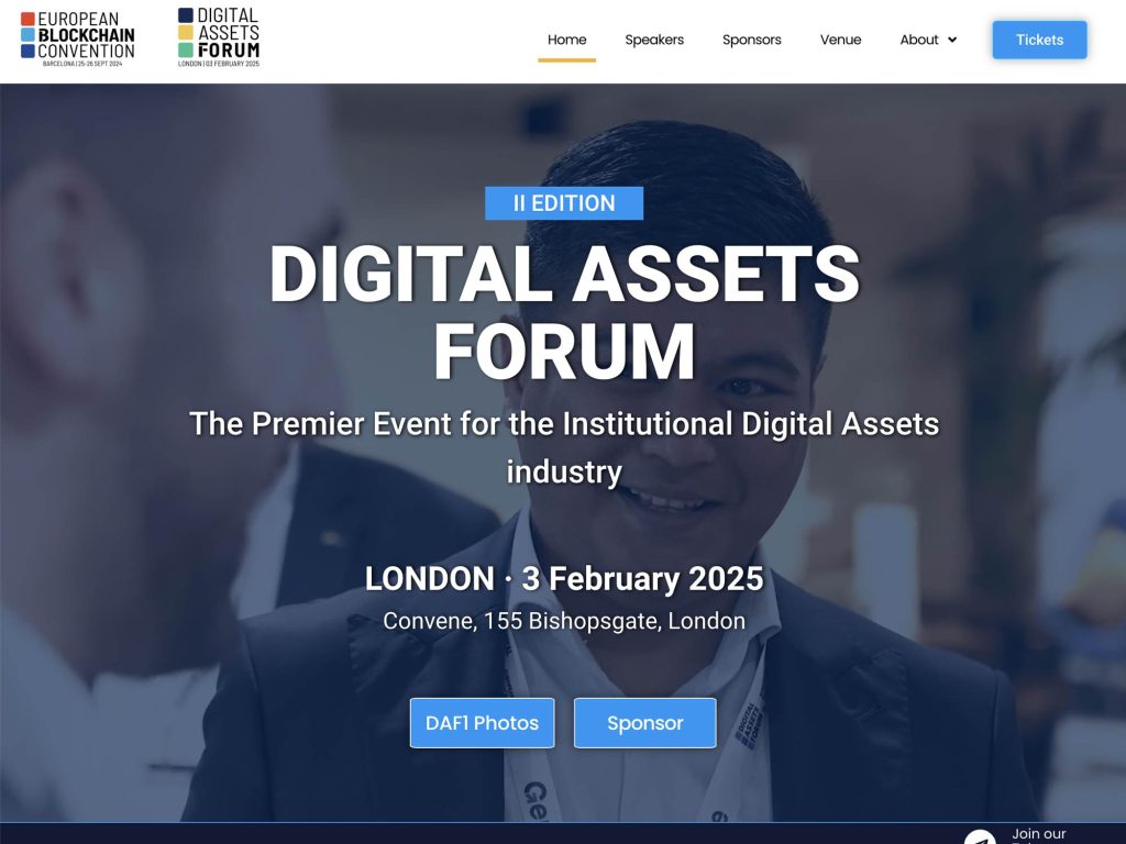 Digital Assets Forum London 2025 image