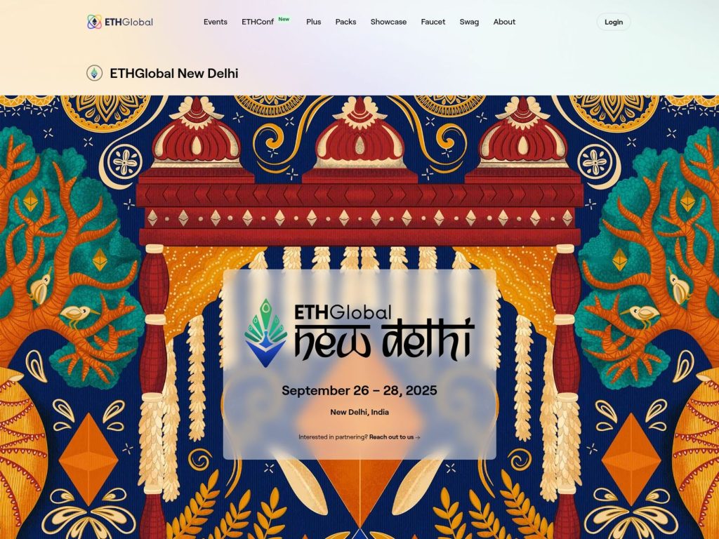 ETHGlobal New Delhi screenshot