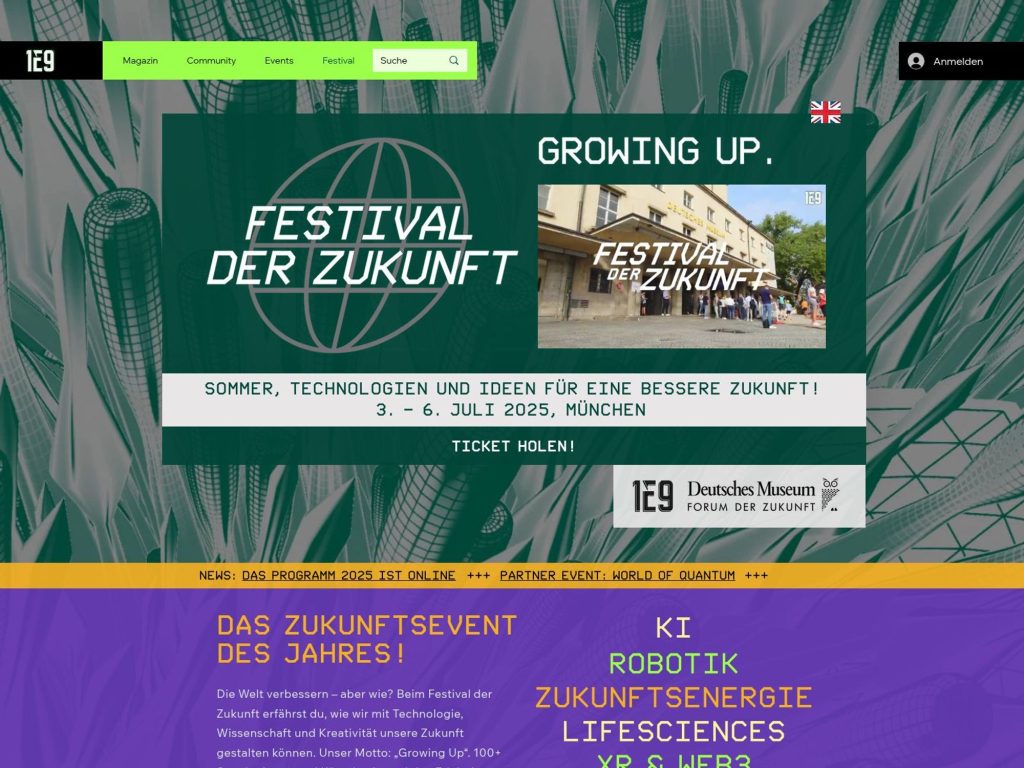 Festival der Zukunft 2025 - Event screenshot