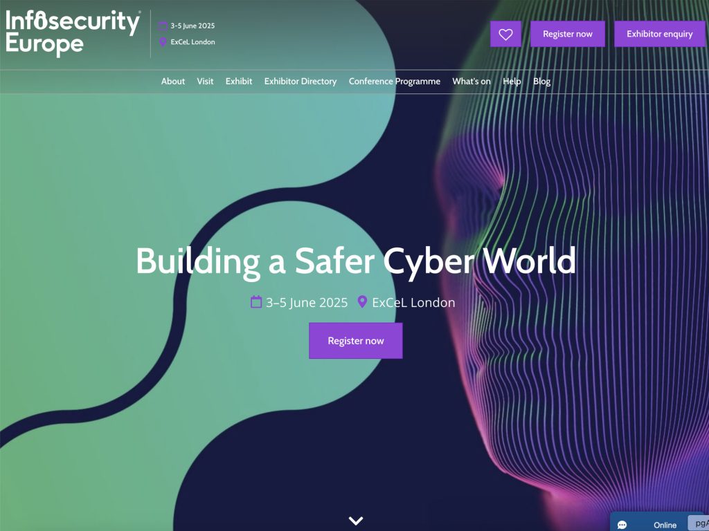 Infosecurity Europe 2025 - Event screenshot