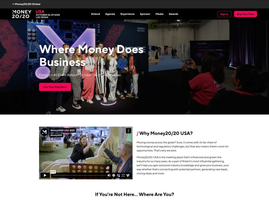 Money20/20 USA 2025 - Event screenshot