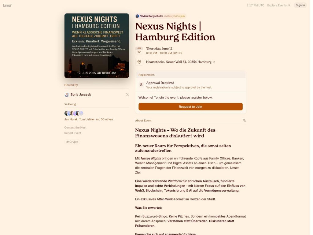 Nexus Nights | Hamburg Edition - Event screenshot