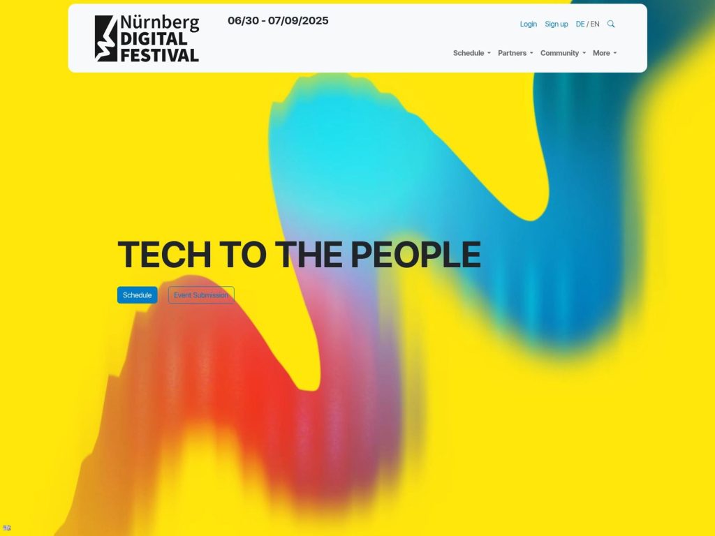 Nürnberg Digital Festival 2025 (NUEDIGITAL) - Event screenshot