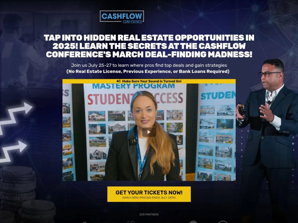 The Cashflow Conference - Event screenshot