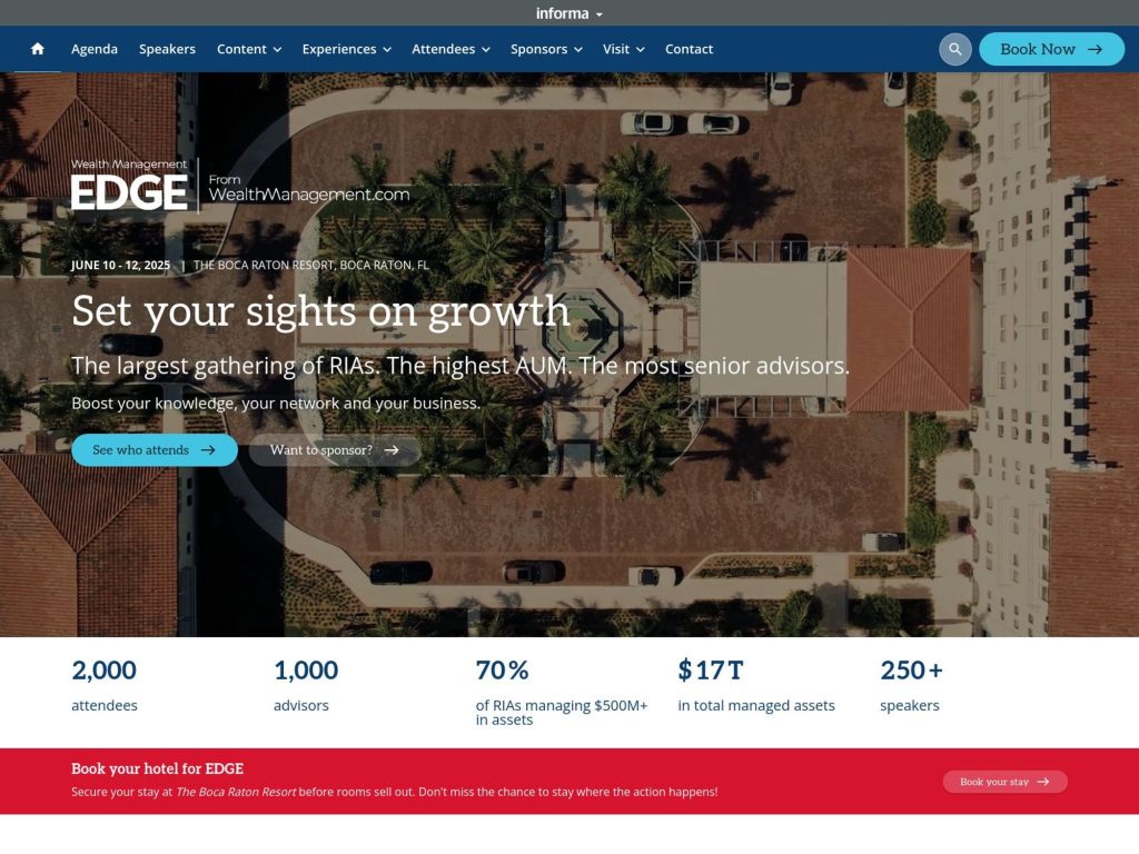 Wealth Management EDGE - Event screenshot