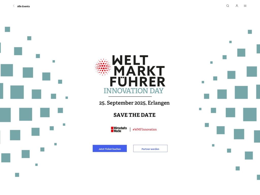 Weltmarktführer Innovation Day 2025 image
