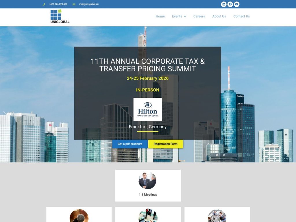 11th Annual Corporate Tax & Transfer Pricing Summit website