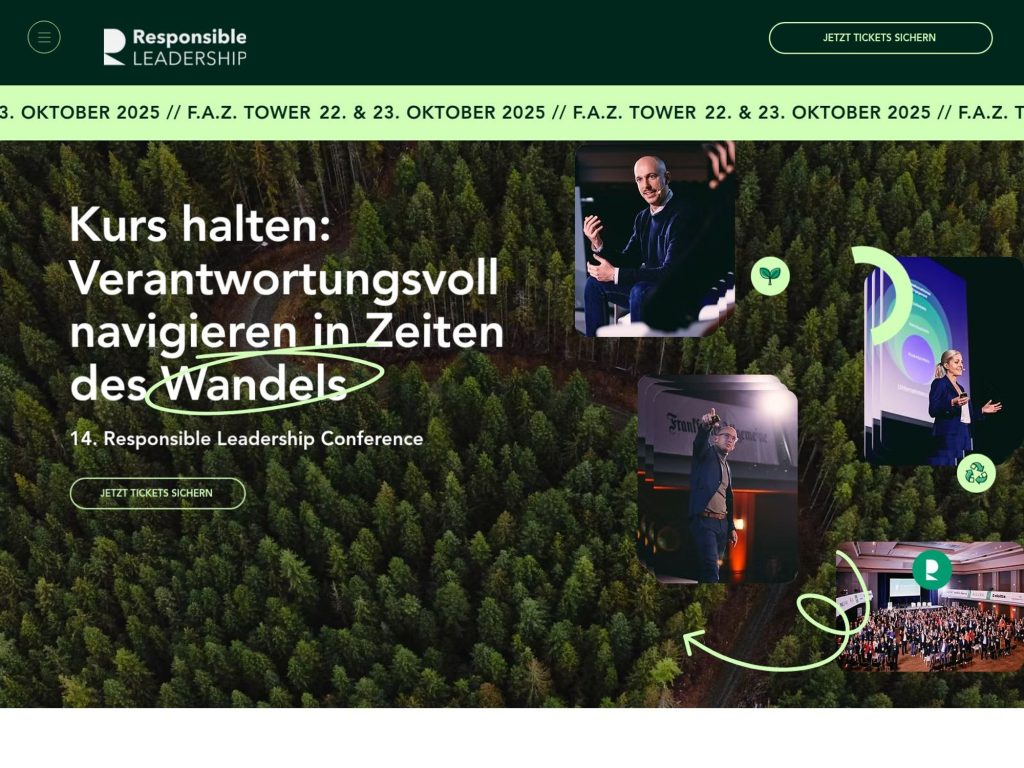 14. Responsible Leadership Conference - Event screenshot