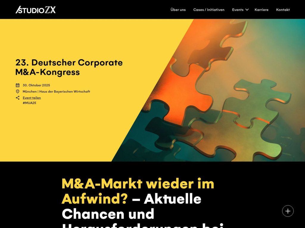 23. Deutscher Corporate M&A-Kongress - Event screenshot