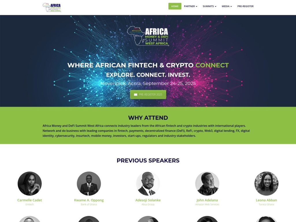 Africa Money and DeFi Summit - Event screenshot