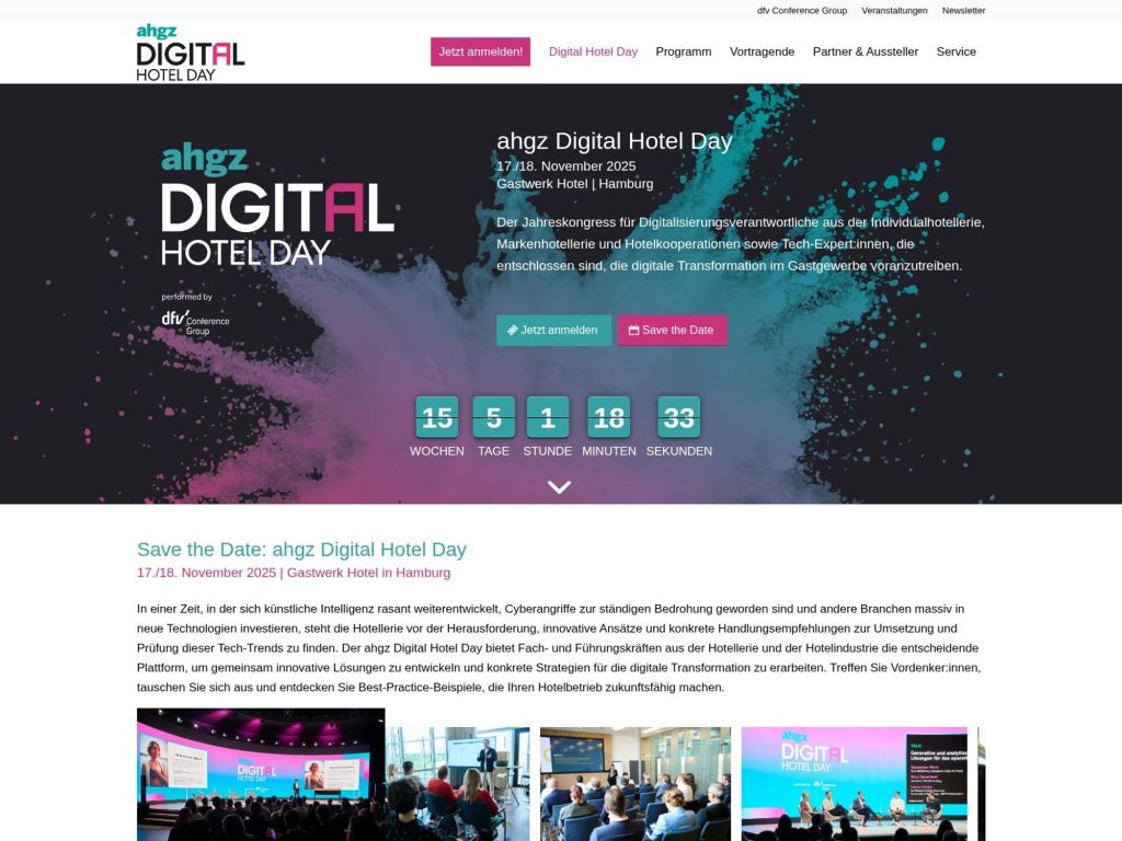 ahgz Digital Hotel Day - Event screenshot