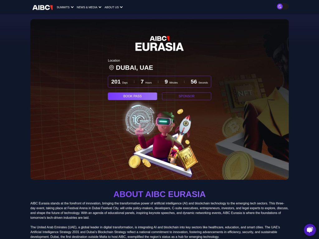AIBC Eurasia 2026 website