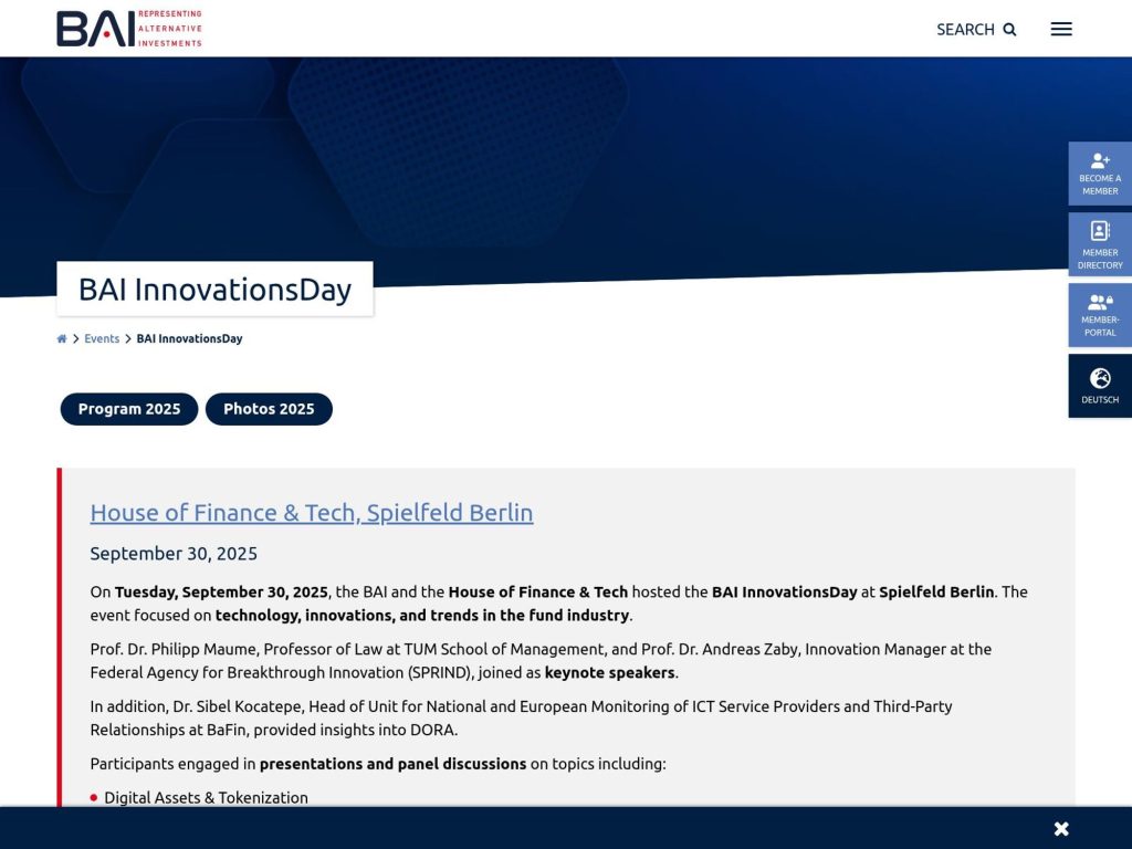 BAI InnovationsDay 2024 screenshot