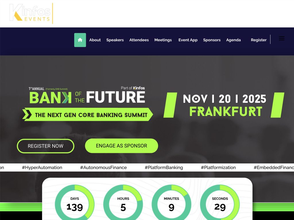 Bank of the Future (BOF) - Event screenshot