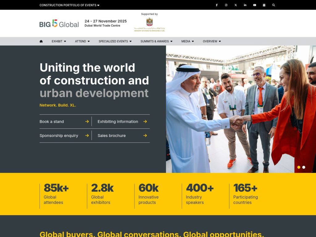 Big 5 Global - Event screenshot