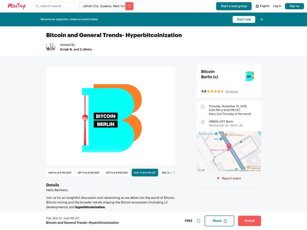 Bitcoin and General Trends- Hyperbitcoinization - Event screenshot