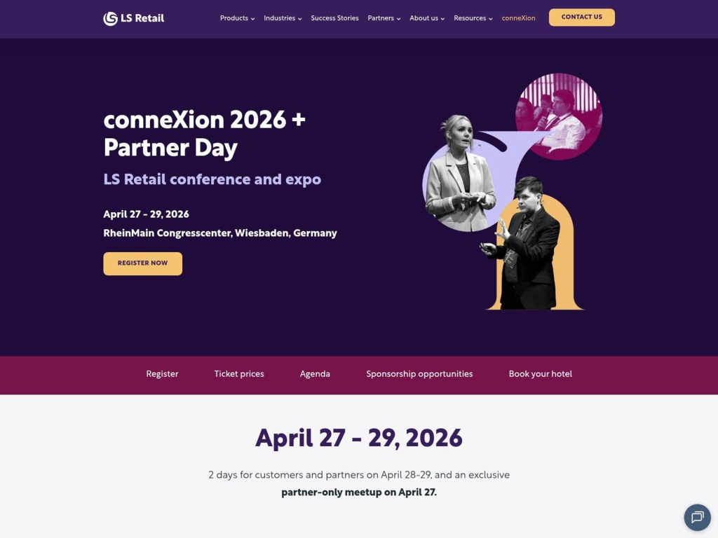 conneXion 2026 + Partner Day website