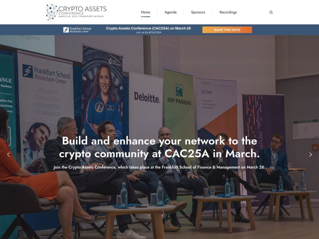 Crypto Assets Conference 2025 - Event screenshot