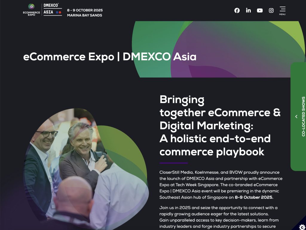 eCommerce Expo | DMEXCO Asia - Event screenshot