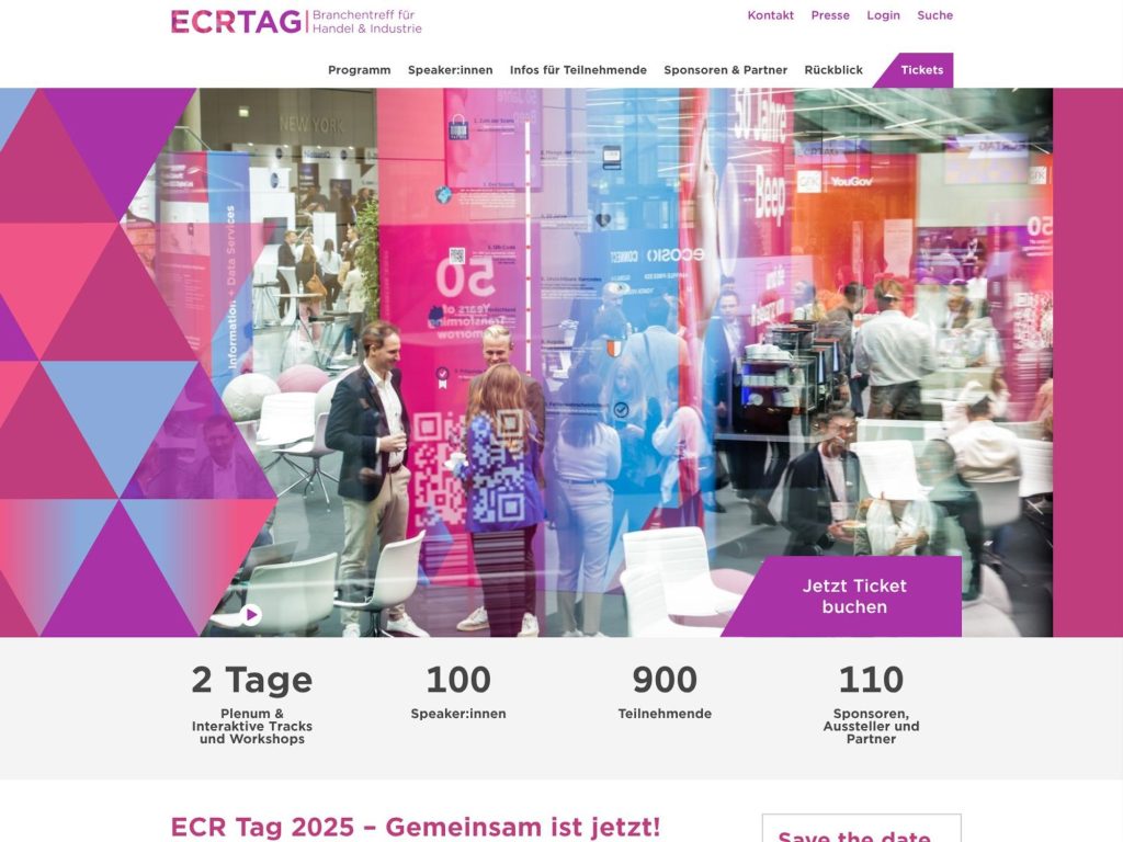 ECR Tag 2025 - Handelskongress - Event screenshot