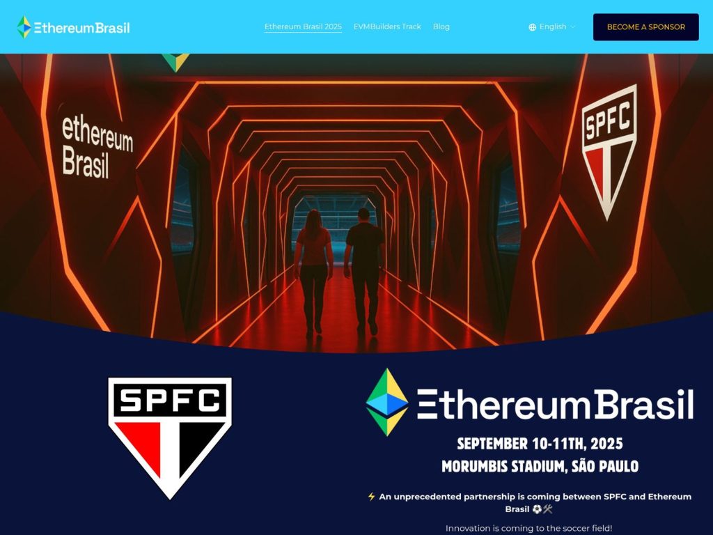 Ethereum Brasil 25 - Event screenshot