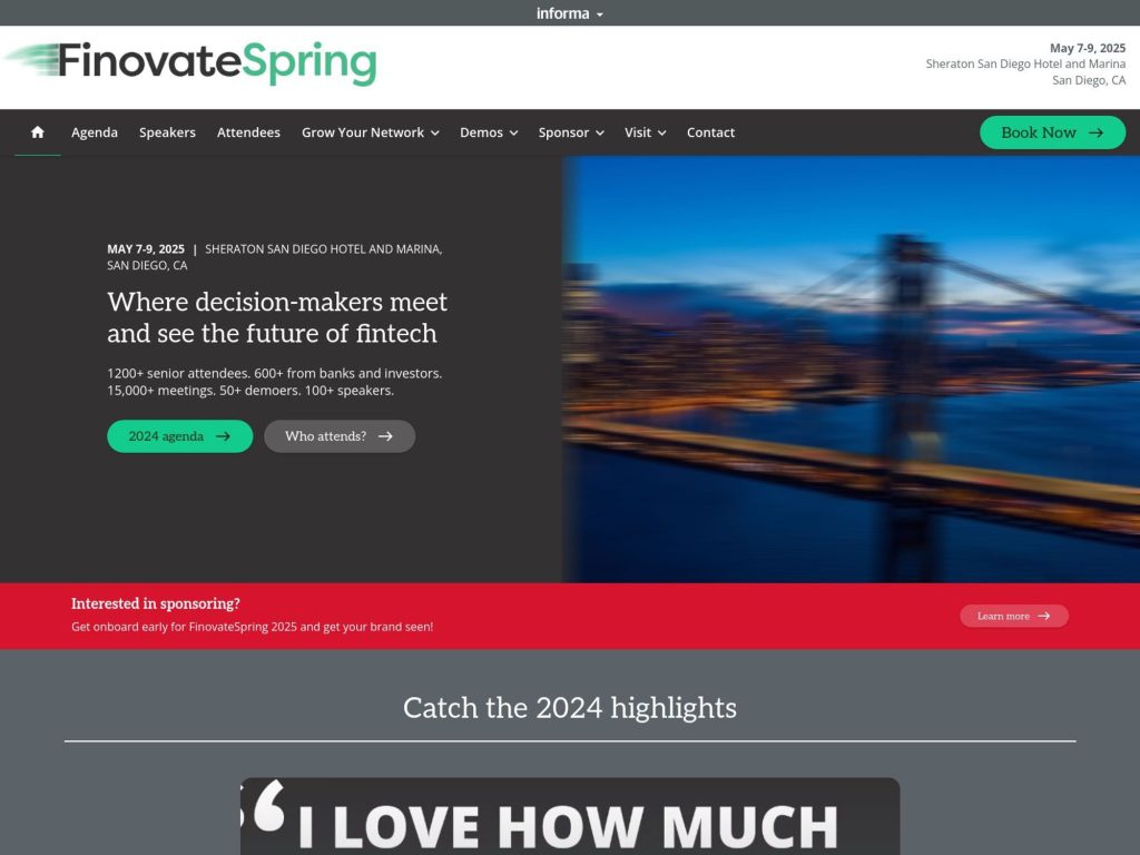 FinovateSpring - Event screenshot