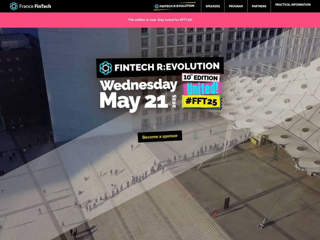 FinTech R:Evolution 2026 website