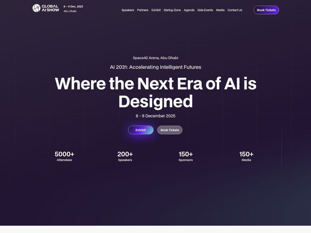 Global AI Show Abu Dhabi - December 2025 image