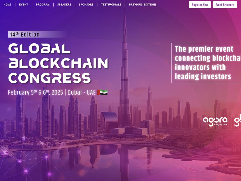 Global Blockchain Congress - GBC UAE 14th Edition - Event screenshot
