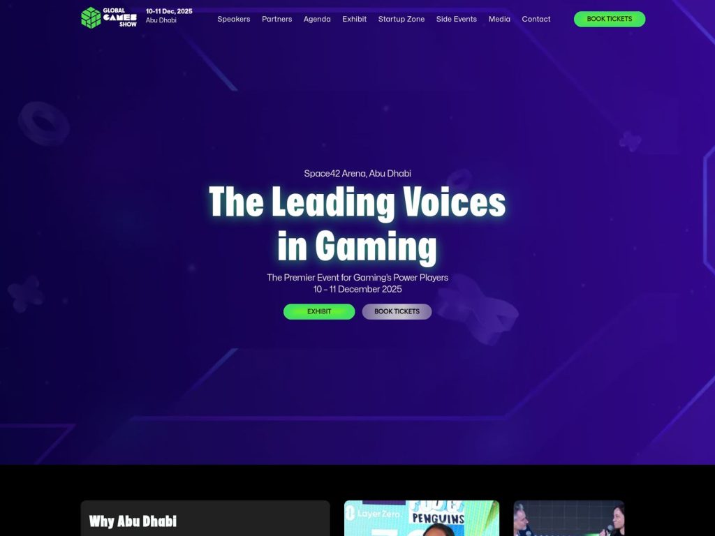 Global Games Show Abu Dhabi - December 2025 image