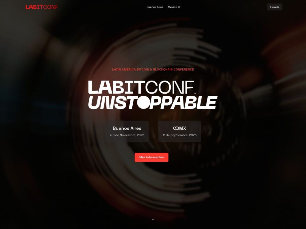 LABITCONF Buenos Aires - Latin America Bitcoin & Blockchain Conference - Event screenshot