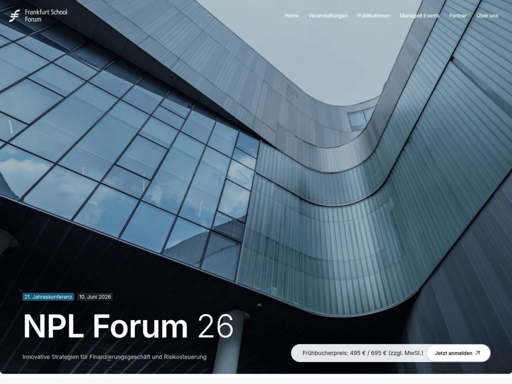 NPL Forum 26 website
