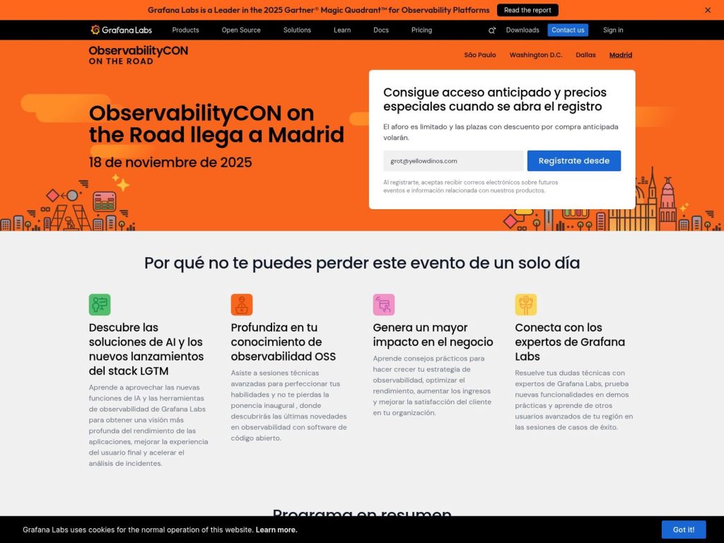 ObservabilityCON on the Road 2025 - Madrid - Event screenshot