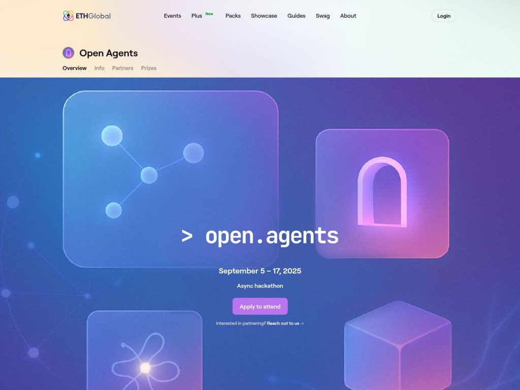 Open Agents - Event screenshot