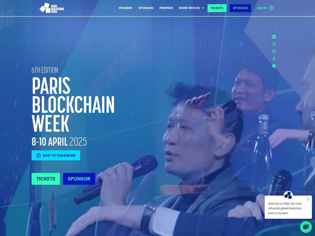 Paris Blockchain Week 2025 image