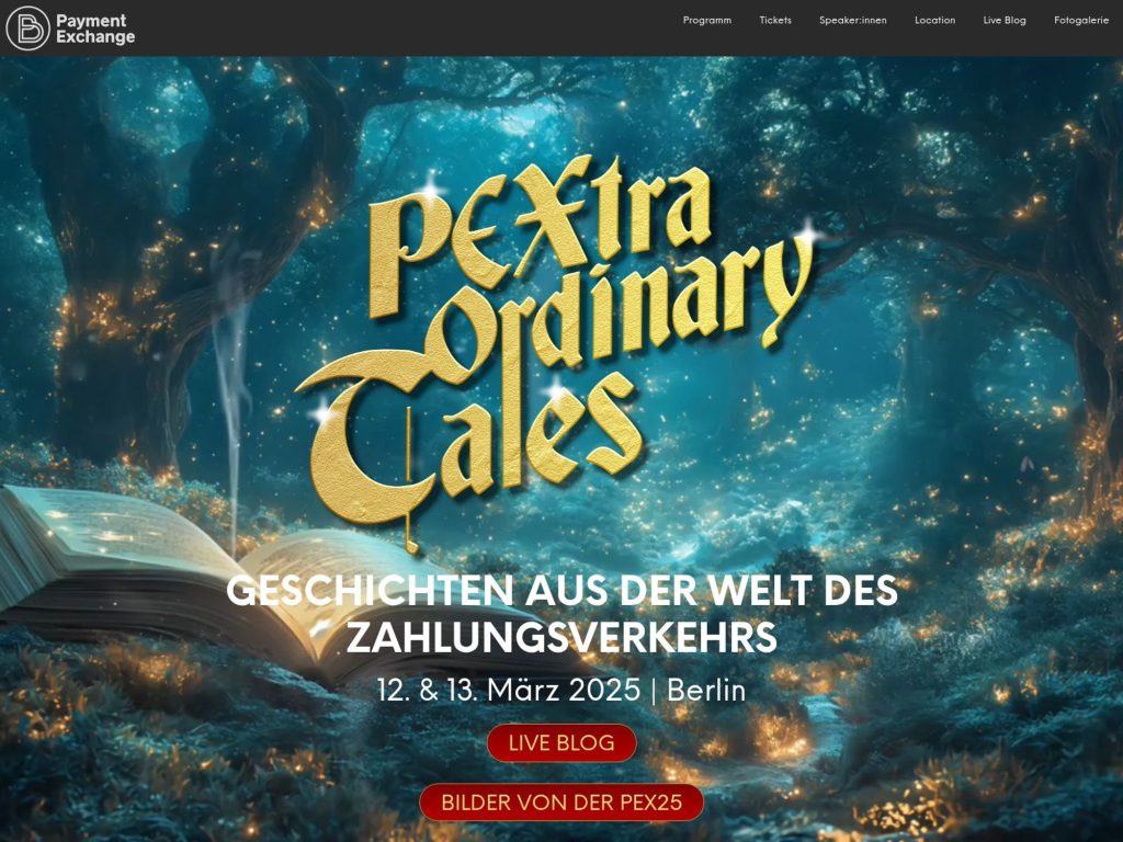 Payment Exchange 2025 - Geschichten aus der Welt des Zahlungsverkehrs - Event screenshot