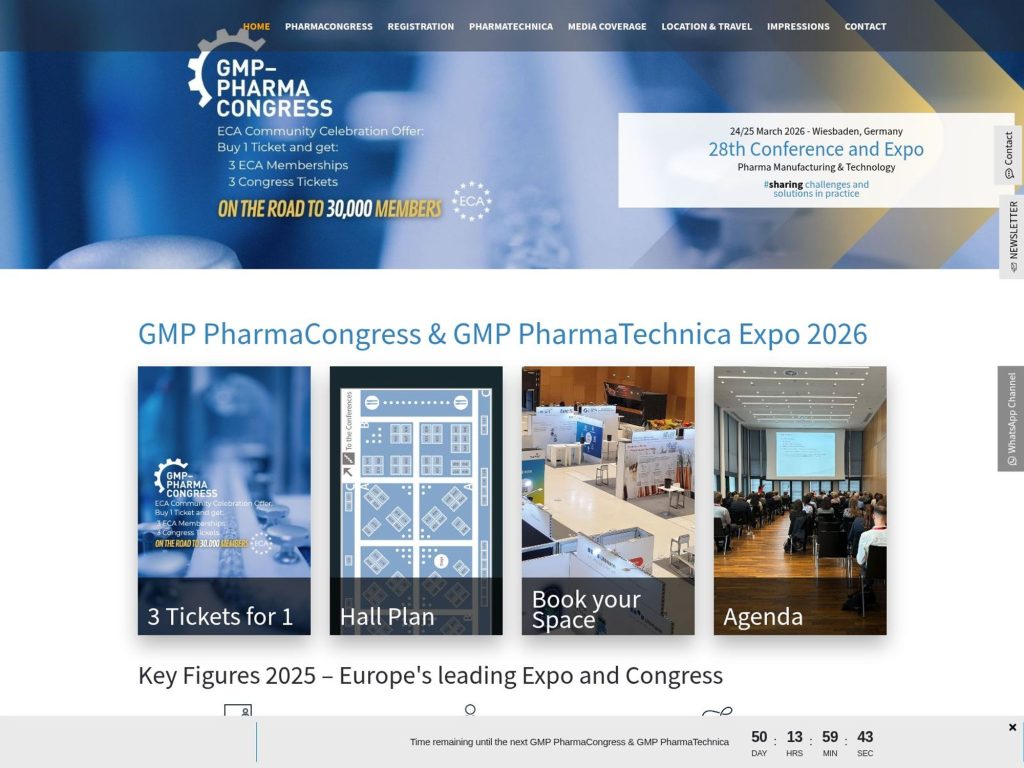 PharmaCongress 2026 website