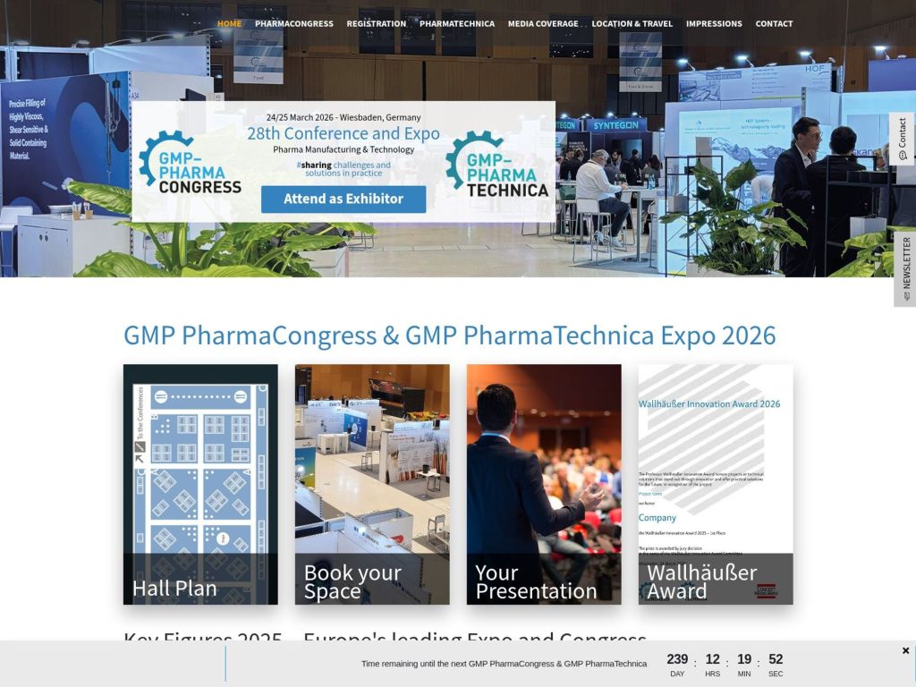 PharmaCongress 2026 website